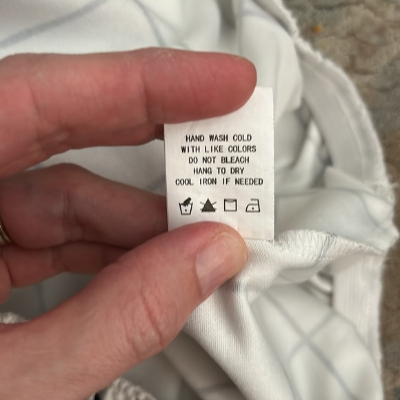 Melloday Women M Black white Plaid Pullover Top zipper detail in back size M - Picture 6 of 10